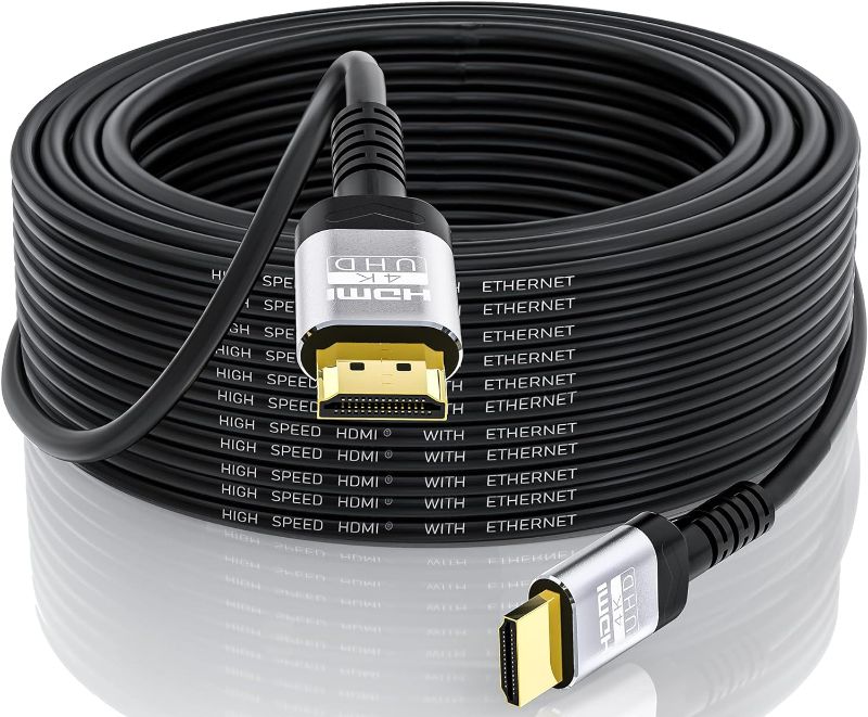 Photo 1 of 4K HDMI Cable 50Ft | High Speed HDMI 2.0 Cable 4K@60Hz 2K 1080P 3D ARC Ethernet HDMI Cord | for UHD TV Monitor Laptop Xbox PS4/PS5 ect (15m)
