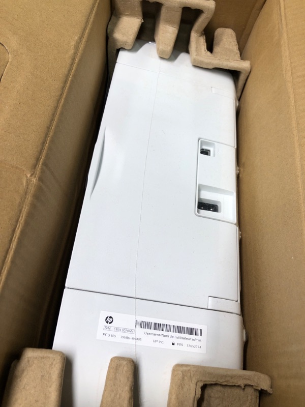 Photo 1 of HP DeskJet 3755 Compact All-in-One Wireless Printer - Stone Accent (J9V91A) and Ink-Cartridges - 4 Colors Stone Printer + Standard Ink