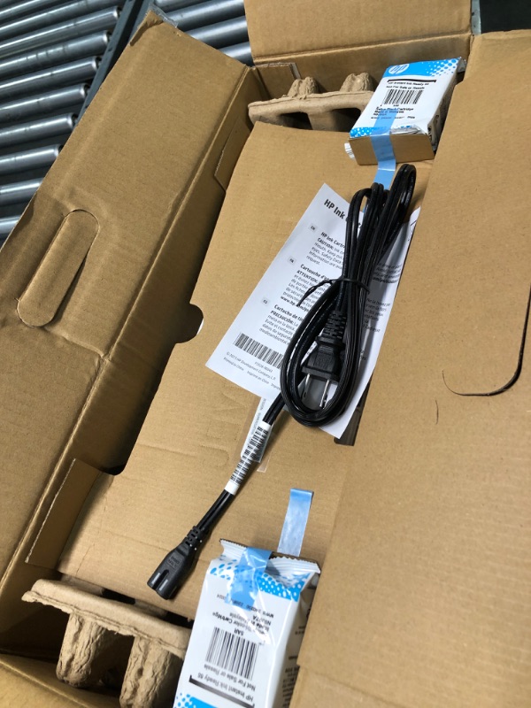 Photo 1 of HP DeskJet 3755 Compact All-in-One Wireless Printer - Stone Accent (J9V91A) and Ink-Cartridges - 4 Colors Stone Printer + Standard Ink