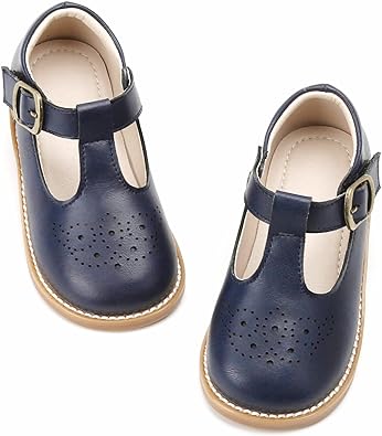 Photo 1 of Kiderence Toddler Little Girls Mary Jane Dress Shoes School Oxford for Girls Flats 9 Little Kid F637 Black