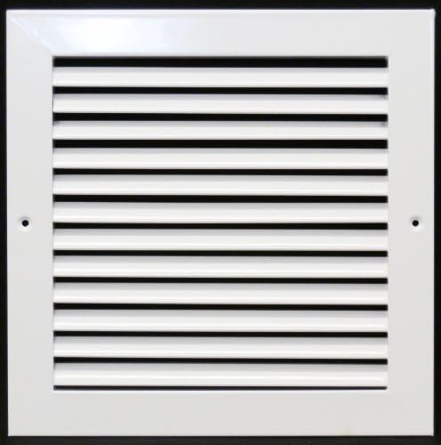 Photo 1 of 12" X 12" Aluminum Return Grille - Easy Air Flow - Linear Bar Grilles [Outer Dimensions: 13.5w X 13.5"h]