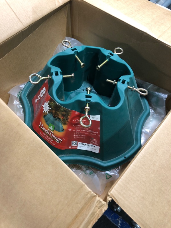 Photo 1 of ***USED*** Handythings Christmas Tree Stand, for Trees Up to 8-Feet, 1.3-Gallon Water Capacity Medium
