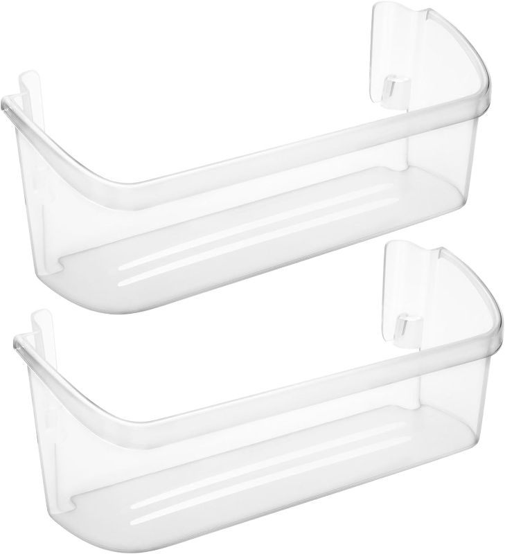 Photo 1 of ?2023 UPGRADED? 2 Pack 242126602 Refrigerator Door Shelf Bins for Frigidaire, Electrolux Refrigerator Replacement Parts Replaces 4547407,AP6278233,PS12364199,EAP12364199