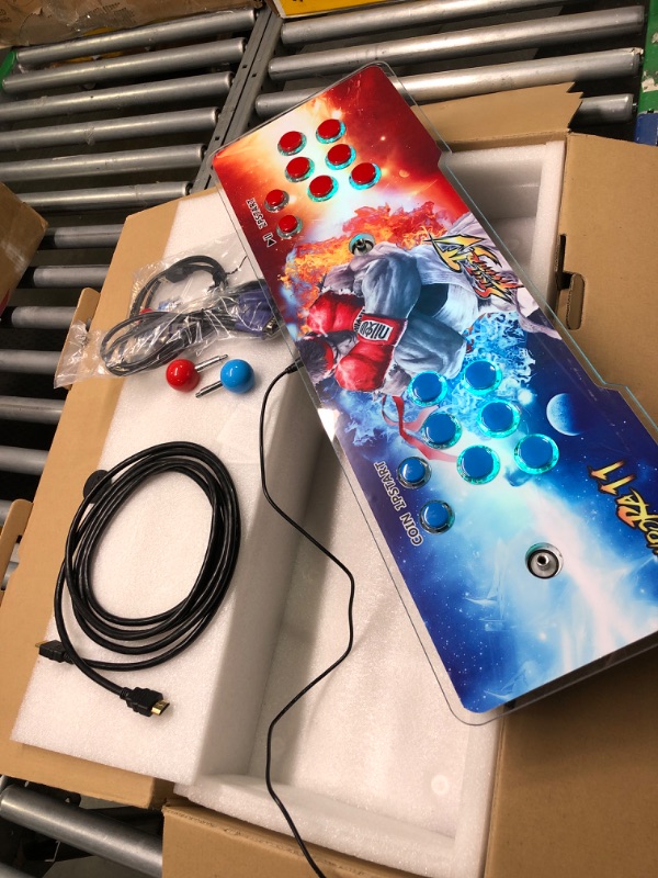 Photo 1 of Best brose Pandora's Box 11 Arcade Game Console , 5000 Games Installed,Support 3D Games, Games Classification, Upgraded CPU, Support PS3 PC TV 4 Players, Favorite List (Blue)