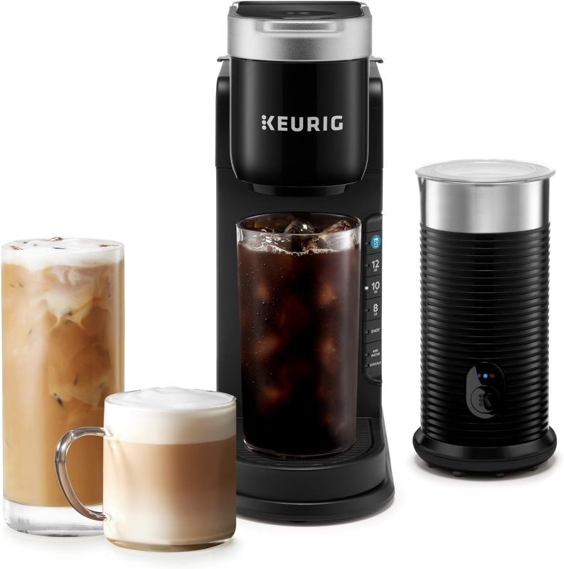 Photo 1 of Keurig K-Café Barista Bar Single Serve Coffee Maker and Frother, Black