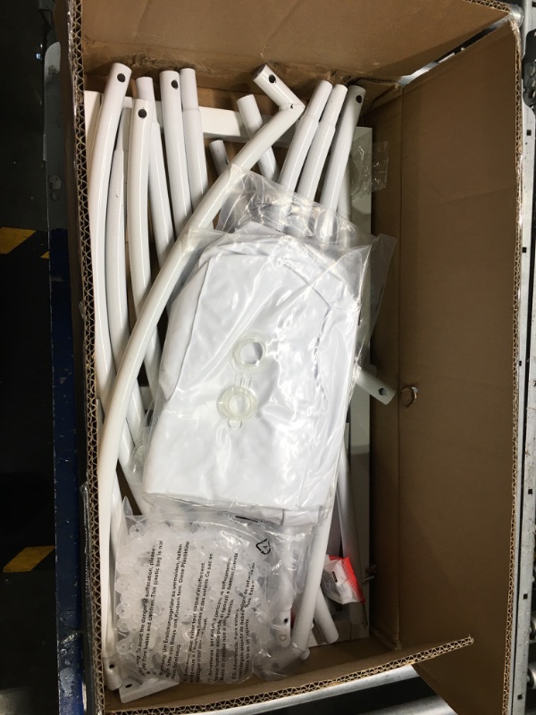 Photo 1 of ? 6.9ft(2.1M) Heart Shaped White Metal Balloon Arch Stand Frame Display Kit?Love Balloon Arch Frame for Proposal, Wedding , Valentine’s Day, Bridal, Birthday Party Decorations