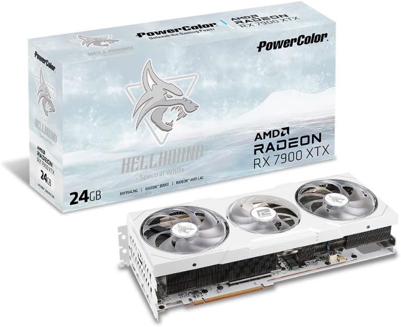 Powercolor Hellhound Spectral Amd Radeon Rx 7900 Xtx Gaming Graphics 