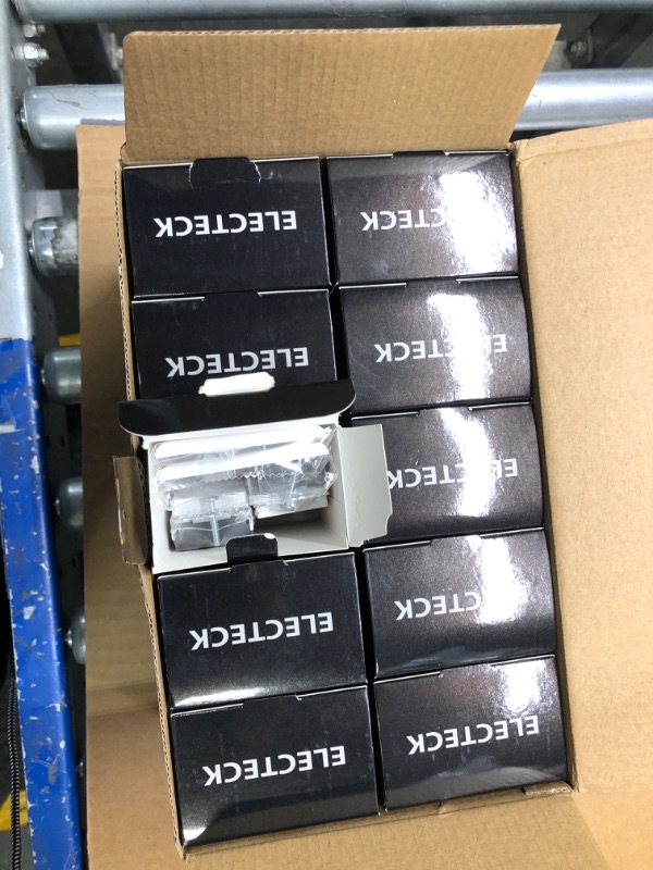 Photo 1 of 20 Pack - ELECTECK 15 Amp Receptacle Outlet with Wall Plate, Decorator Wall Electrical Outlet, Non-Tamper Resistant and Residential Standard Receptacle, UL Listed 15 Amp Outlet 20