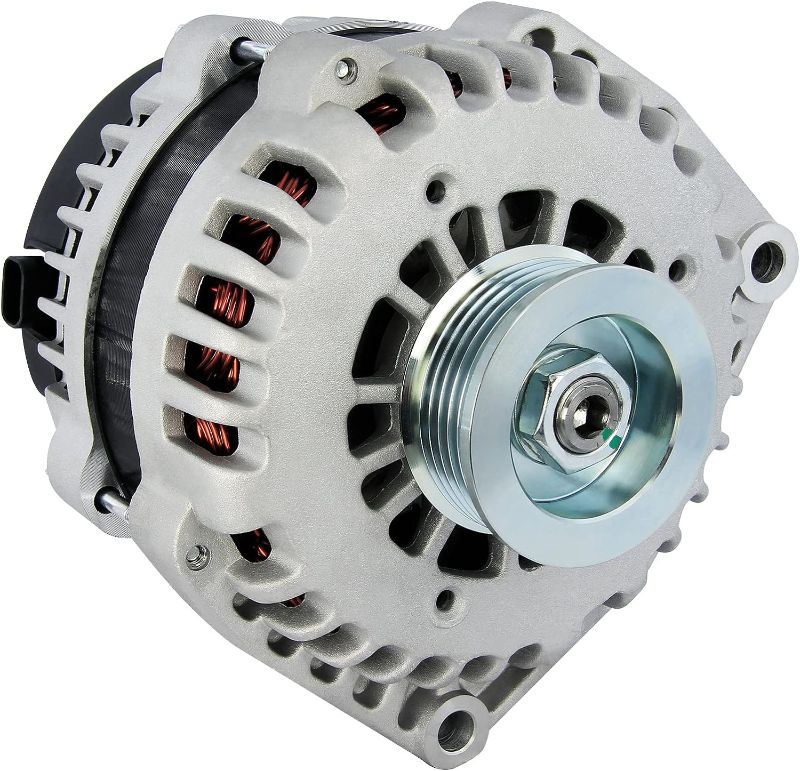 Photo 1 of 160 Amp New Alternator Replacement for 07-14 Cadillac Escalade 6.0 6.2L, 07-13 Chevy Silverado 1500 4.3 4.8 5.3L, 07-14 Tahoe 5.3L,07-13 GMC Sierra 1500 4.3 4.8 5.3L,07-14 Yukon 6.2L ADR0369 400-12253