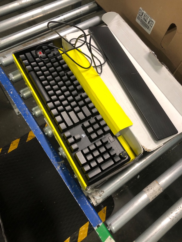 Photo 1 of CORSAIR K70 CORE RGB Mechanical Gaming Keyboard with Palmrest - Pre-lubricated Corsair MLX Red Linear Keyswitches - Sound Dampening - Media Control Dial - iCUE Compatible - QWERTY NA Layout - Black