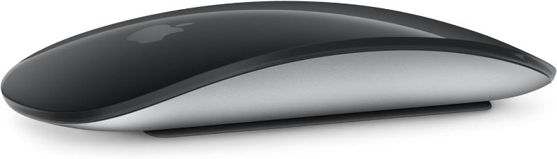 Photo 1 of Apple Magic Mouse: Wireless, Bluetooth, Rechargeable. Works with Mac or iPad; Multi-Touch Surface - Black