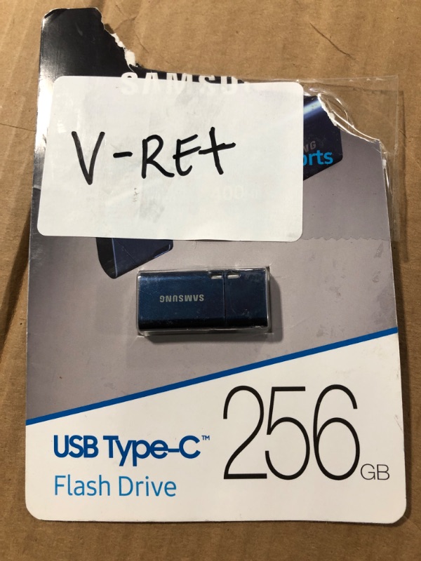 Photo 2 of SAMSUNG Type-C™ USB Flash Drive, 256GB, Transfers 4GB Files in 11 Secs w/Up to 400MB/s 3.13 Read Speeds, Compatible w/USB 3.0/2.0, Waterproof, 2022,Blue 256 GB