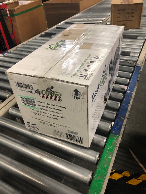 Photo 1 of DeskCycle Under Desk Bike Pedal Exerciser - Mini Exercise Bike Desk Cycle, Leg Exerciser for Physical Therapy & Desk Exercise - Adjustable Leg and Standard Versions Grey Adjustable Height