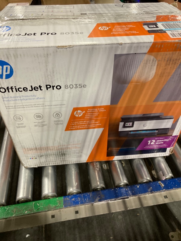 Photo 2 of **NON FUNCTIONAL//SOLD AS PARTS** 
HP OfficeJet Pro 8035e Wireless Color All-in-One Printer (Basalt) with up to 12 months Instant Ink with HP+ (1L0H6A)