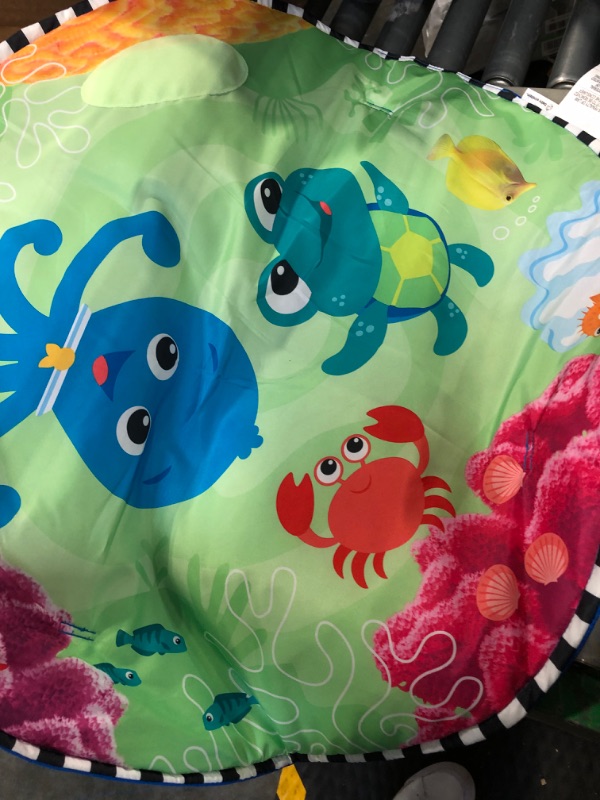 Photo 4 of Baby Einstein Sea Floor Explorers 2-in-1 Water Mat Portable Tummy Time Activity Play Gym Water Mat Activity Gym