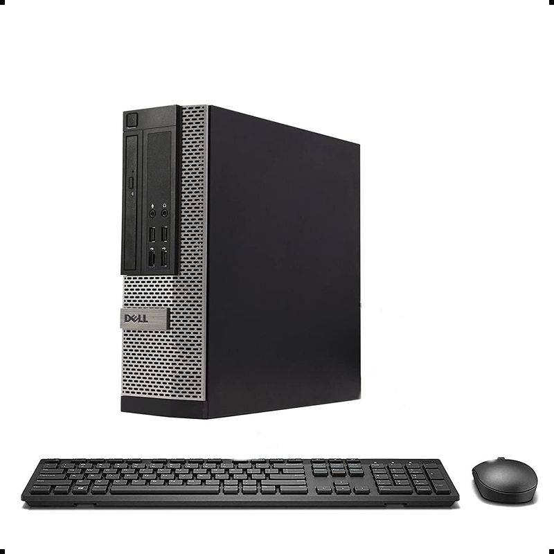 Photo 1 of Dell OptiPlex 9020 Small Form Computer Desktop PC, Intel Core i7 3.4GHz Processor, 32GB Ram, 1 TB Solid State, Wireless Keyboard & Mouse, Wi-Fi & Bluetooth, HDMI, Windows 10 Pro (Renewed)