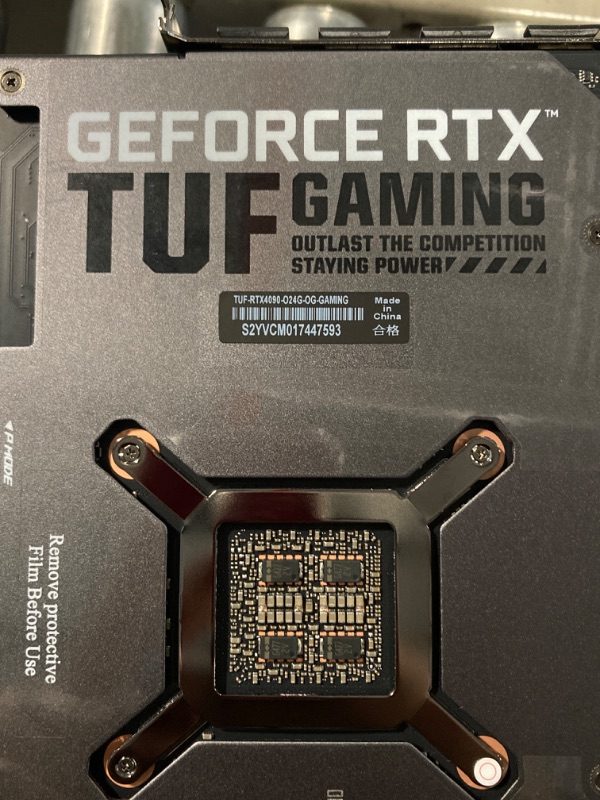 Photo 7 of ASUS TUF Gaming GeForce RTX™ 4090 OG OC Edition Gaming Graphics Card (PCIe 4.0, 24GB GDDR6X, DLSS 3, HDMI 2.1, DisplayPort 1.4a)