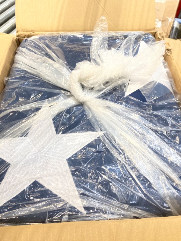 Photo 1 of American Flag 15x25 ft Deluxe Super Tough Series, Heavy Duty Spun Polyester, All Weather Giant US Flag USA High Wind, Embroidered Stars Sewn Stripes, Extra Large United States Flags Outdoor Outside 15 by 25 foot