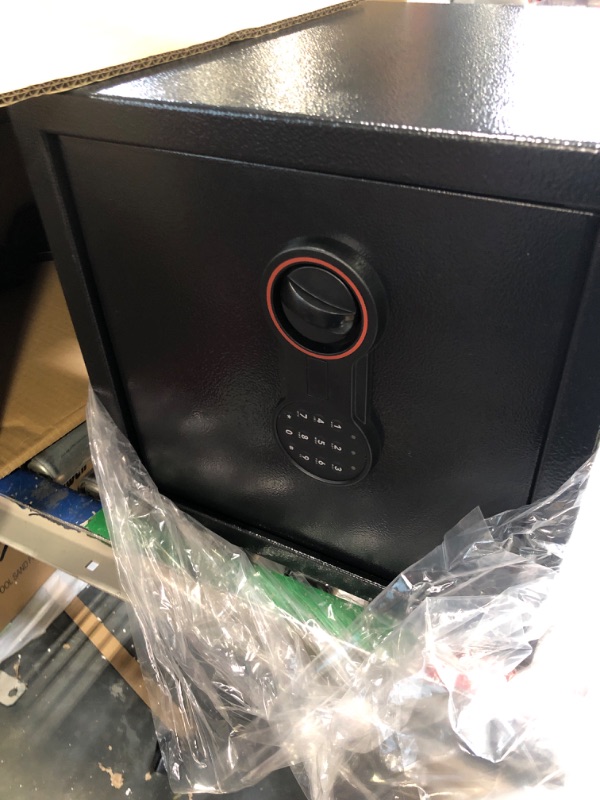 Photo 1 of ***not exact***BONANO 0.8 Cub Safe Box with Backlit Keypad & Mute Function, Small Safe Box for Money with Fireproof Waterproof Bag, Home Safe with Removable Shelf & Wall or Floor Mounting, Safe for Home Office Hotel