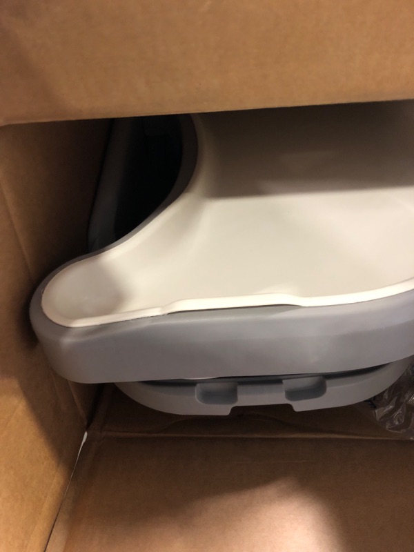 Photo 1 of Fisher-Price SpaceSaver Simple Clean High Chair Pearfection, portable baby-to-toddler dining chair and booster seat with easy clean up features [Amazon Exclusive]
