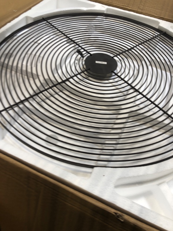 Photo 1 of Inlight 22" Industrial Style Caged Ceiling Fan with Remote Control and Light Kit Included, Indoor Enclosed Downrod Mount Ceiling Fan with Reversible DC Motor, Oil Rubbed Bronze Finish, IN-0710-0-BZ