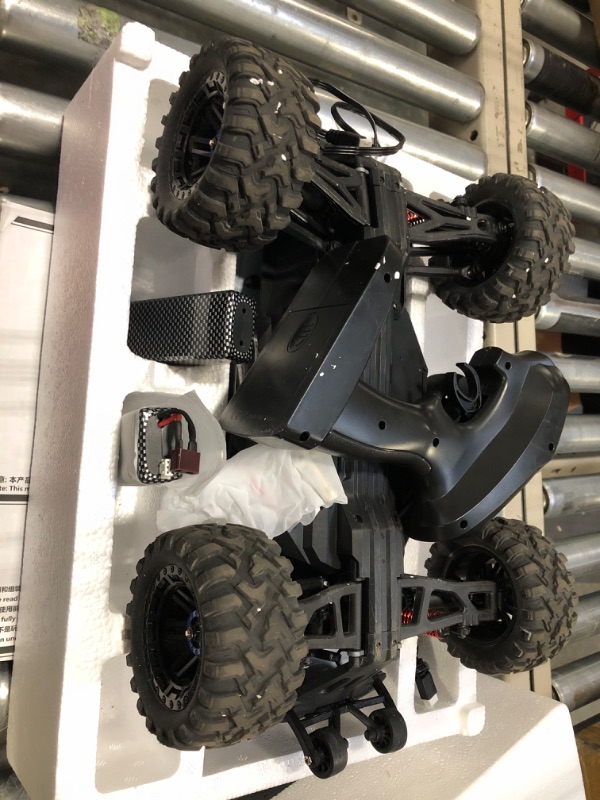 Photo 1 of FUUY RC Cars for Adults 1:10 Large Remote Control Car 45KPH High-Speed RC Truck with 2 Batteries All Terrain Waterproof Off Road Fast RC Car with 550 Power Motor Toys Gift for Youth 1:10 Brushed