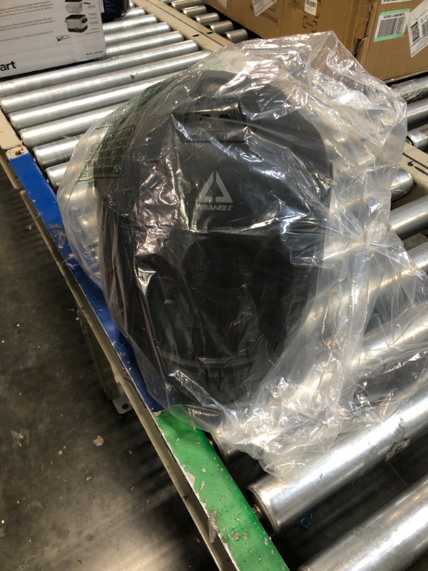 Photo 1 of TRIANGLE Lightweight Full Face Motorcycle Street Bike Helmets with Extra Clear Visor DOT Approved (Large, Matte Black) Large Matte Black