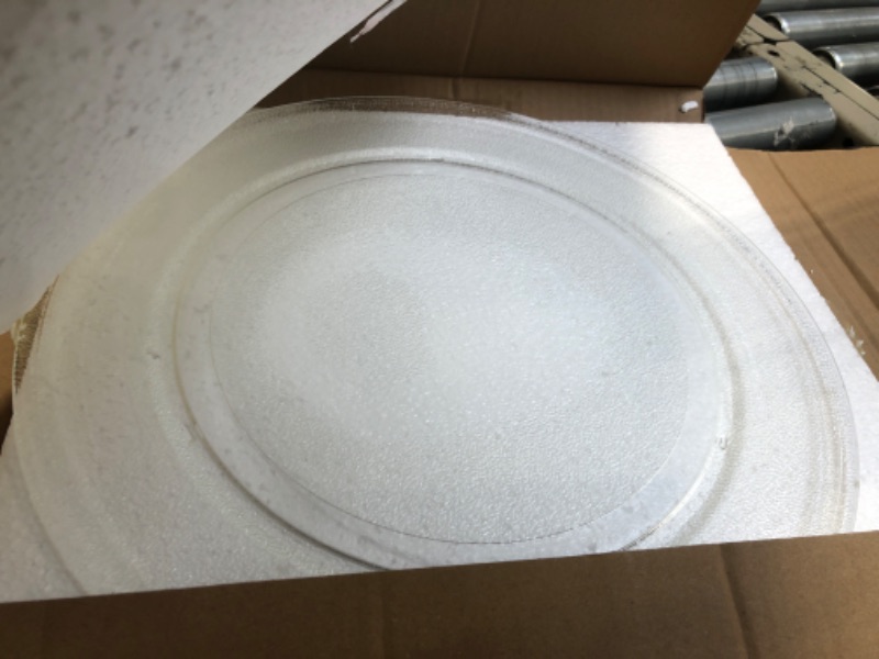 Photo 2 of 16" Microwave Glass Plate for GE, Samsung, Frigidaire 16 inch Replacement Microwave Glass Plate, Microwave Glass Turntable