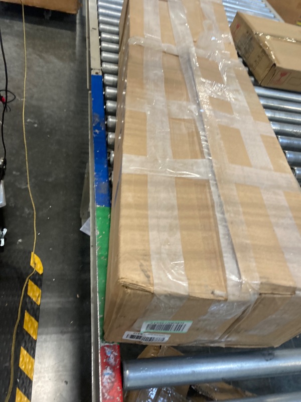 Photo 1 of Siljoy 10-Lights Modern Crystal Chandelier, Gold Rectangular Flush Mount Pendant Ceiling Light Fixture, Luxury K9 Crystal Raindrop Chandelier for Dining Living Room Kitchen, L47'' x W10'' x H10'' Flush Mount Style L47''(10-Lights)