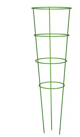 Photo 1 of **FULL PALLET - 3 BUNDLES OF CAGES**

over 50 Heavy-Duty Green Tomato Cage 19" x 54"
