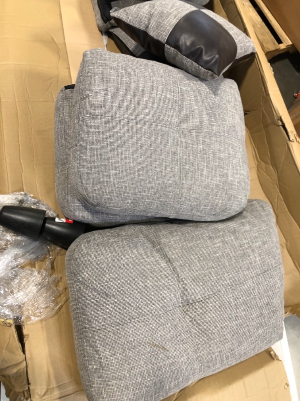 Photo 5 of *********Just the back pillows **********
Lifestyle Furniture Sectional Couches for Living Room 3Pcs Set, Grey (Left Facing, LS118A) left hand facing Grey-1