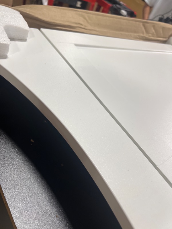 Photo 1 of ********SINK BROKEN AND NOT INCLUDED//ITEM IS ONLY CABINET PIECE AND DRAWERS******** 
Glacier Bay Lancaster 25 in. W x 19 in. D x 35 in. H Single Sink Freestanding Bath Vanity in White with White Cultured Marble Top