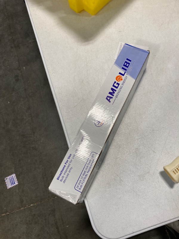 Photo 1 of 18 Inch 15 Watt U V/A Black Light Bulb F15T8/BL Replacement T8 BL Fluorescent Lamps for 30W Machine 350BL 365-nm Blue Light 4 Count