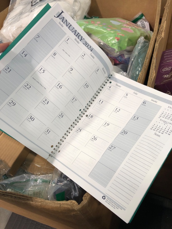 Photo 3 of House of Doolittle 2023-2024 Monthly Planner, Academic, Bright Green, 8.5 x 11 Inches, July - August (HOD26309-24)