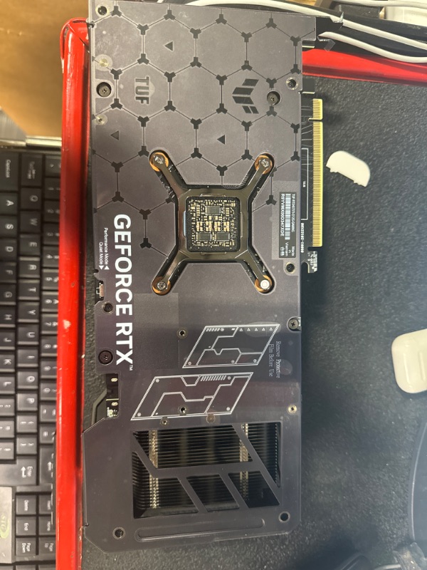 Photo 8 of ASUS TUF Gaming NVIDIA GeForce RTX™ 4070 OC Edition Gaming Graphics Card (PCIe 4.0, 12GB GDDR6X, HDMI 2.1, DisplayPort 1.4a)
