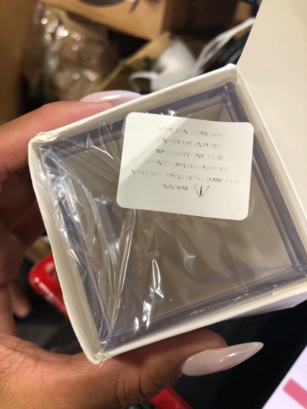 Photo 1 of 2 Pack Clear Acrylic Pencil Pen Holder Cup,Desk Accessories Holder,Makeup Brush Storage Organizer,Modern Design Desktop Stationery Organizer for Office School Home Supplies,2.6x 2.6x 4 inches
