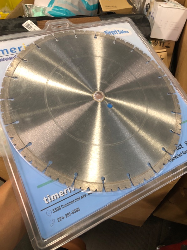 Photo 1 of LPS 14 Inch Concrete Masonry Diamond Saw Blade,High Efficiency Dry Wet Cutting Sawtooth Shape Blade,for Stone Block Pavers Masonry Concrete(LPS14-2PC)