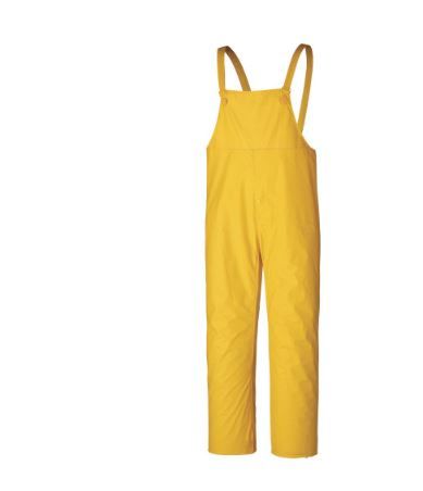 Photo 3 of ***AS IS NO RETURNS**Flame Resistant Waterproof Bib Pants - PVC/Polyester/PVC - Yellow - 5XL, SOME STAINS
