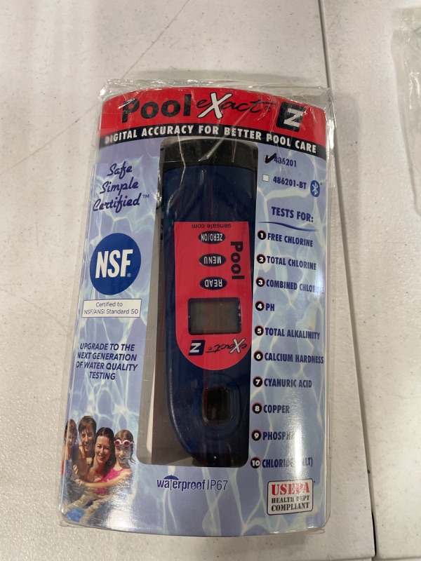 Photo 2 of ITS 486201 Pool Exact EZ Photometer Entry Digital Pool Water Test Kit - 6-Tests Each