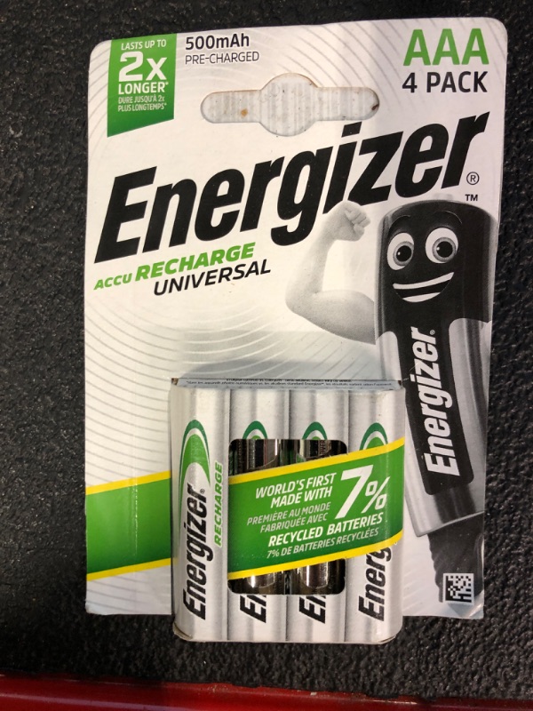 Photo 1 of Energizer Power Plus AAA Rechargeable Hybrid Nickel-Metal Battery (NiMH) - Household Batteries (Rechargeable Battery, AAA, Nickel-Metal Hybrid (NiMH),