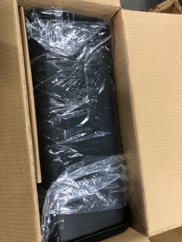 Photo 1 of HILFA Stainless Steel Bread Box with Roll Up Lid, For Easy Kitchen Counter Storage, Bread Bin Holder,17.5X11.5X7.5 inch, Matte Black For Home and Kitchen