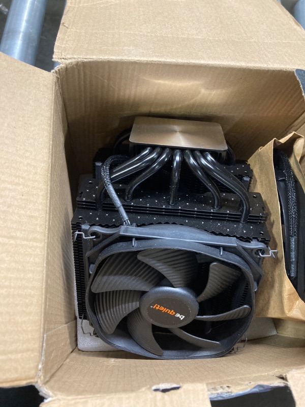 Photo 3 of be quiet! Dark Rock 4 200W TDP CPU Cooler| Intel 1700 1200 2066 1150 1151 1155 2011 Square ILM | AMD4 AMD5 | Black | BK021
