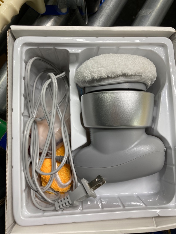 Photo 2 of **USED** 
Caytraill Cellulite Massager Body Sculpting Machine – Body Sculpting Massager with 6 Washable Pads, Adjustable Speeds – Handheld Electric Body Massager for Belly, Waist, Legs, Arms, Butt Grey