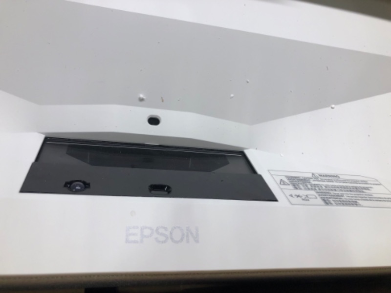 Photo 3 of Epson EpiqVision Ultra LS800 Ultra Short Throw 3-Chip 3LCD Smart Streaming Laser Projector, 4,000 Lumens, 4K PRO-UHD, HDR, 150", Android TV, 2.1ch Yamaha Built-in Speakers - White EpiqVision Ultra LS800 - White