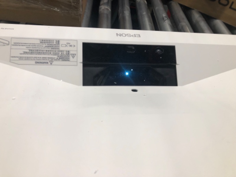 Photo 1 of Epson EpiqVision Ultra LS800 Ultra Short Throw 3-Chip 3LCD Smart Streaming Laser Projector, 4,000 Lumens, 4K PRO-UHD, HDR, 150", Android TV, 2.1ch Yamaha Built-in Speakers - White EpiqVision Ultra LS800 - White
