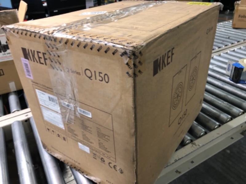 Photo 1 of KEF Q150 Bookshelf Speakers (Pair, Black)