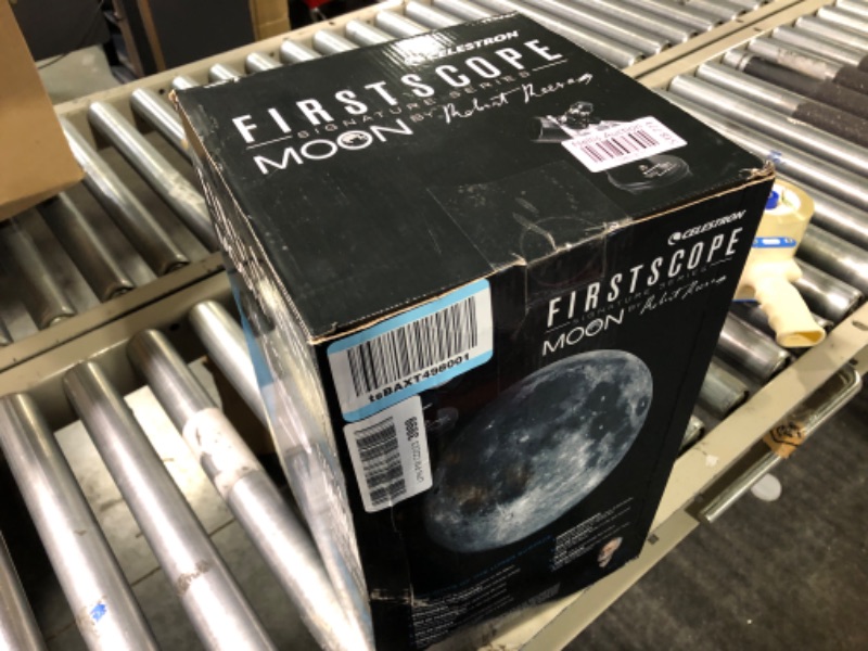 Photo 1 of Celestron Signature Series Moon By Robert Reeves Features A Superb Moon Astronomical Telescope, Black (22016) with Basic Smartphone Adapter 1.25" Capture Your Discoveries Moon by Robert Reeves W/ basic smartphone adapter