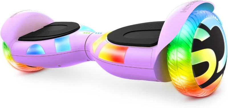 Photo 1 of **FOR PARTS**Jetson All Terrain Hoverboard with LED Lights, LED Light-up Wheels, Self-Balancing Hoverboard with Active Balance Technology, Ages 12+
