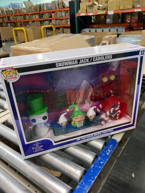 Photo 2 of Funko Pop! Moments Deluxe: The Nightmare Before Christmas - Snowman Jack and Carolers