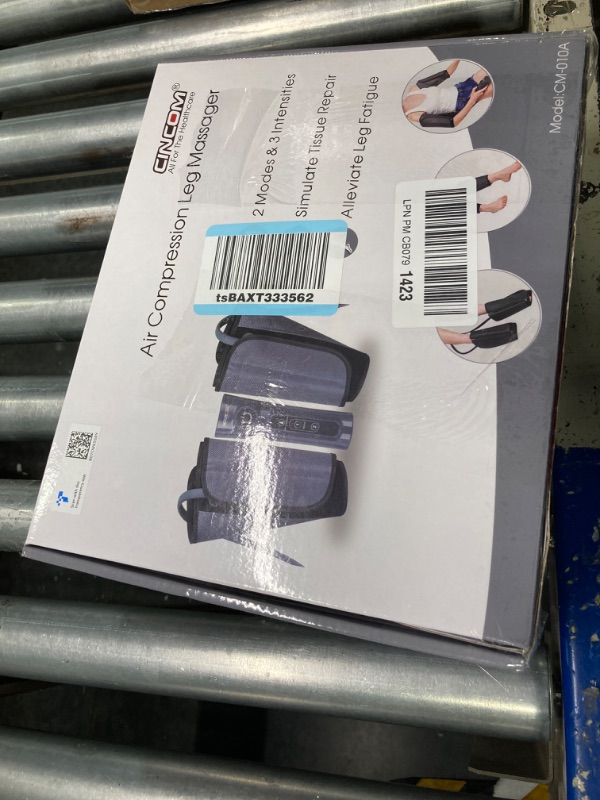 Photo 5 of CINCOM Leg Massager for Circulation Air Compression Calf Massager with 2 Modes 3 Intensities and Helpful for RLS and Edema Muscles Relaxation?FSA or HSA Approved?